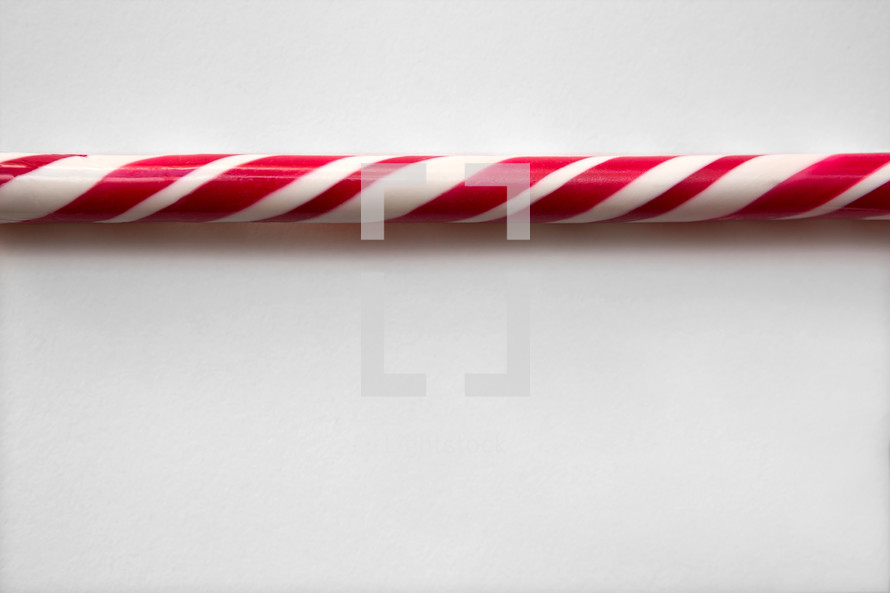 candy cane on a white background 