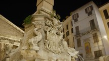 Marble Fountain In Roma
