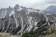 mountain landscape in the Dolomites in Italy