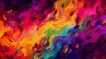 Abstract artistic background colorful flames background. 