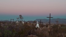 Big Bend National Park - Terlingua - Cemetary on Dawn