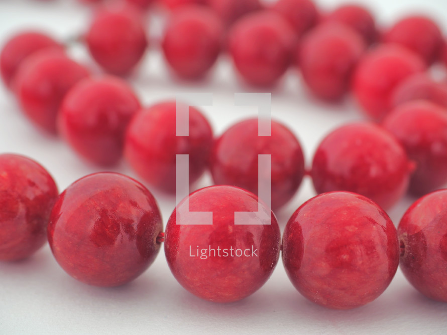 red beads 