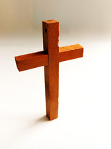 cross against a white background 