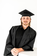 portrait of a male graduate 