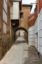 Old street of Oropesa, Castilla la Mancha, Spain