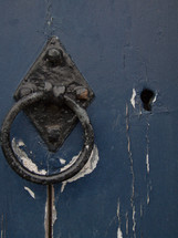 Rusted door knocker