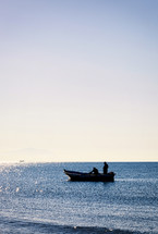 fishermen in a boat 