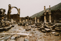 Ruins in Turkey. 