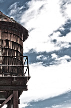 Wood water tower