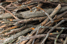 wood pile texture background 
