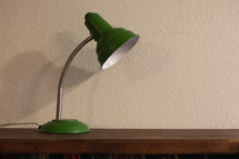 green table lamp 