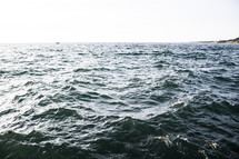 choppy ocean water surface 