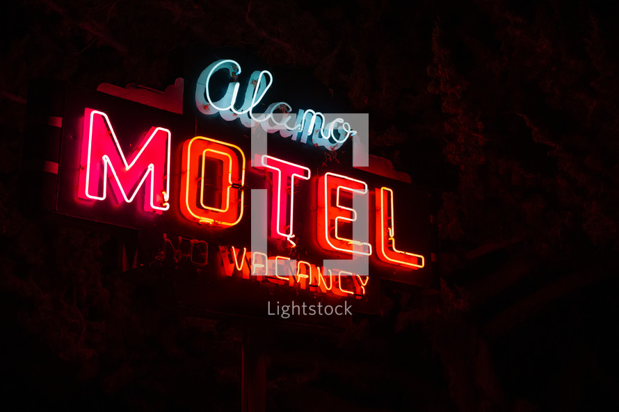motel vacany sign 