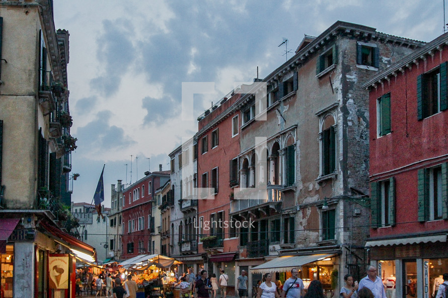 street market in Venice 