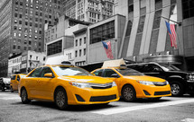yellow taxi's in NYC
