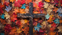 A cross in Autumn