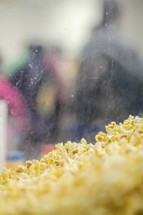 popcorn in a popcorn maker