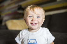 smiling toddler boy 