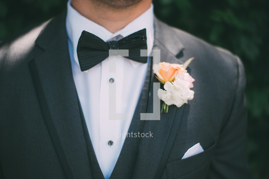 man in a bowtie and tuxedo 