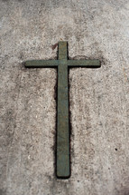 Cross in a tomb