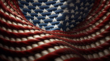 Futuristic American Flag pattern background 