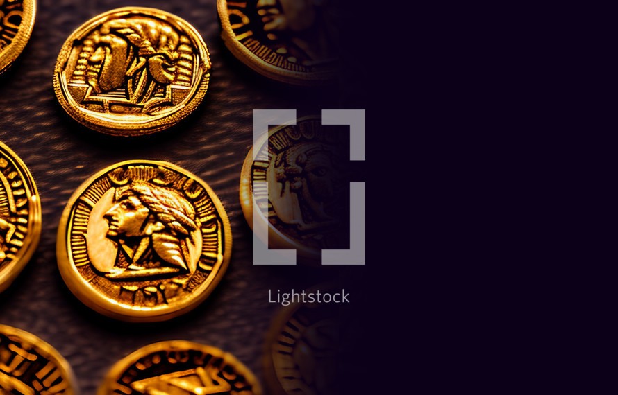 AI image of Golden Coins