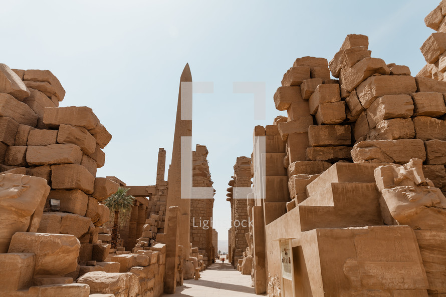 ruins in ancient Egypt  
