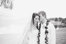 love between a bride and groom 