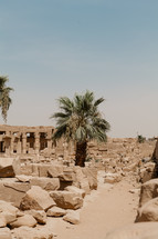 ruins in ancient Egypt 