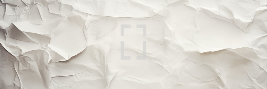 Texture of white crumpled paper. Background concept.