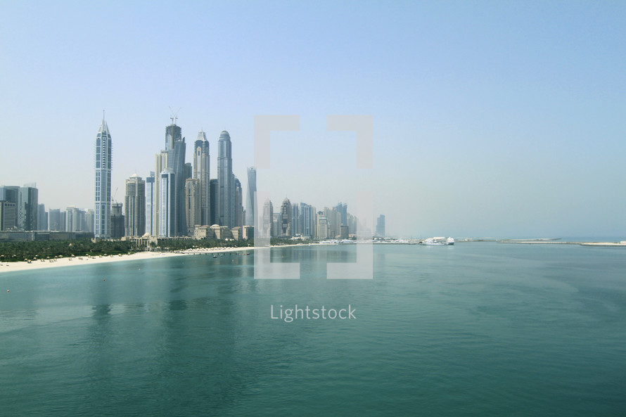 Dubai shoreline 