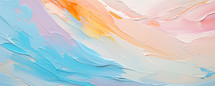 Rough colorful painting texture with oil brushstroke. Background illustration.