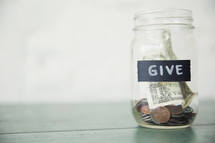 Give money jar