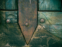 wooden door closeup background 