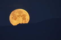 full moon setting 