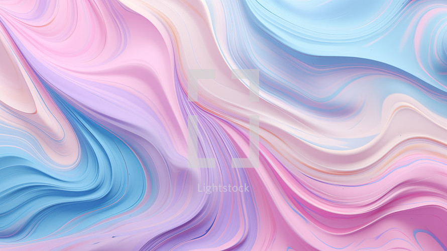 Pastel blue, yellow, and pink abstract background. 