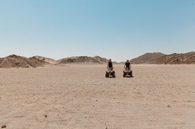 four wheeling in the desert in Egypt 