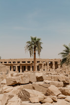 ruins in ancient Egypt 