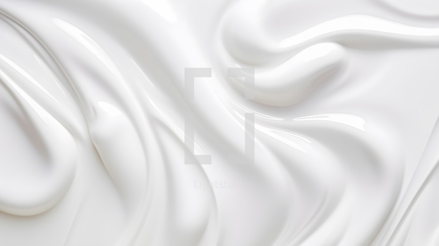 AI image of white cream.