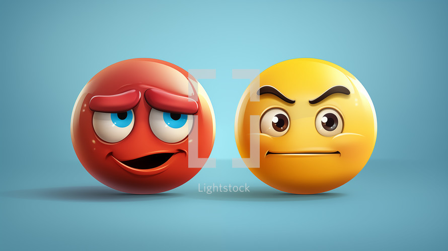 Emoji expressions in 3D