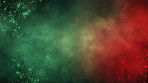 Green and red holiday grunge background. 