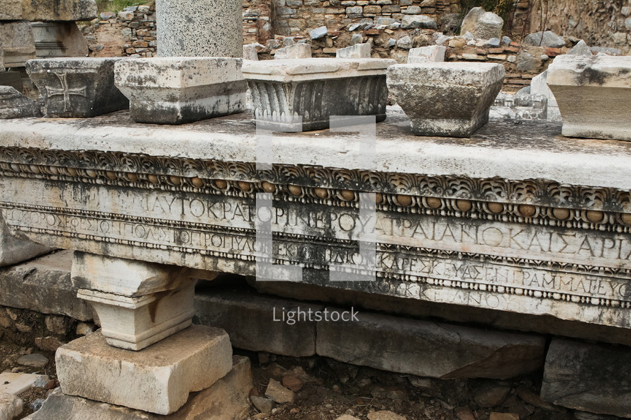 ruins in Ephesus Turkey 