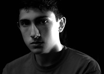 portrait of a teen boy 