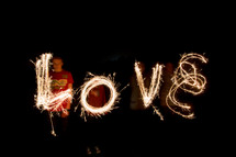 word love in lights