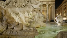 Marble Fountain In Roma