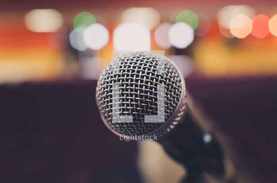 microphone closeup 
