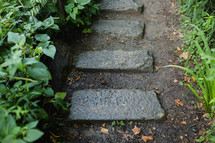 path of stepping stones 
