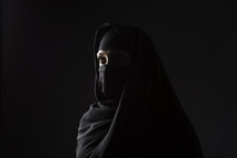 veiled Arab woman 