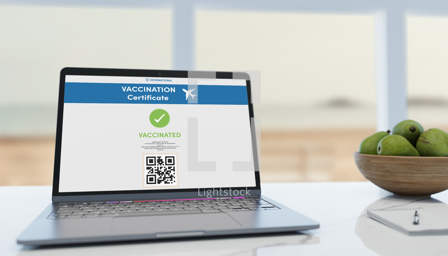 vaccination certificate for air travel 