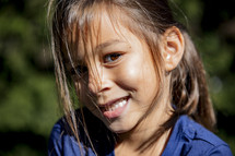 Little girl smiling for the camera